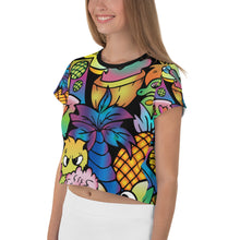 Load image into Gallery viewer, Fun Time - All-Over Print Crop Tee