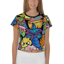 Load image into Gallery viewer, Fun Time - All-Over Print Crop Tee