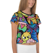 Load image into Gallery viewer, Fun Time - All-Over Print Crop Tee