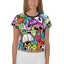 Load image into Gallery viewer, In The jungle - All-Over Print Crop Tee