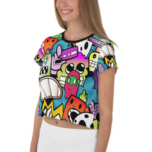Load image into Gallery viewer, In The jungle - All-Over Print Crop Tee