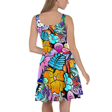 Load image into Gallery viewer, Doodle - Skater Dress