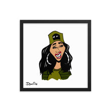 Load image into Gallery viewer, Hip Hop Girl - Framed poster