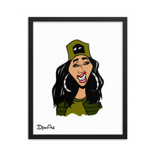 Load image into Gallery viewer, Hip Hop Girl - Framed poster
