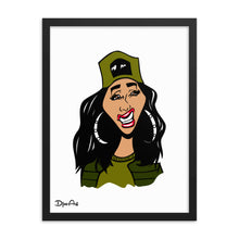 Load image into Gallery viewer, Hip Hop Girl - Framed poster