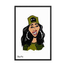 Load image into Gallery viewer, Hip Hop Girl - Framed poster