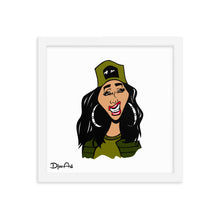 Load image into Gallery viewer, Hip Hop Girl - Framed poster