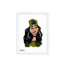 Load image into Gallery viewer, Hip Hop Girl - Framed poster