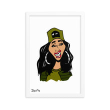 Load image into Gallery viewer, Hip Hop Girl - Framed poster