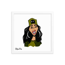 Load image into Gallery viewer, Hip Hop Girl - Framed poster