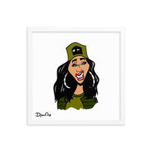 Load image into Gallery viewer, Hip Hop Girl - Framed poster