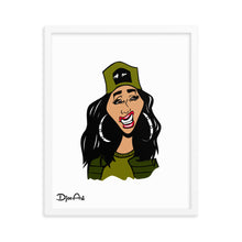Load image into Gallery viewer, Hip Hop Girl - Framed poster