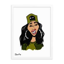 Load image into Gallery viewer, Hip Hop Girl - Framed poster