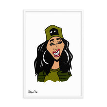 Load image into Gallery viewer, Hip Hop Girl - Framed poster