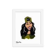 Load image into Gallery viewer, Hip Hop Girl - Framed poster