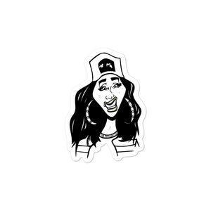 Hip Hop Girl - Bubble-free stickers